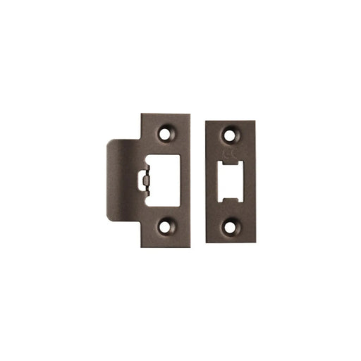 Forend Strike & Fixings - Tls - Square - Matt Bronze