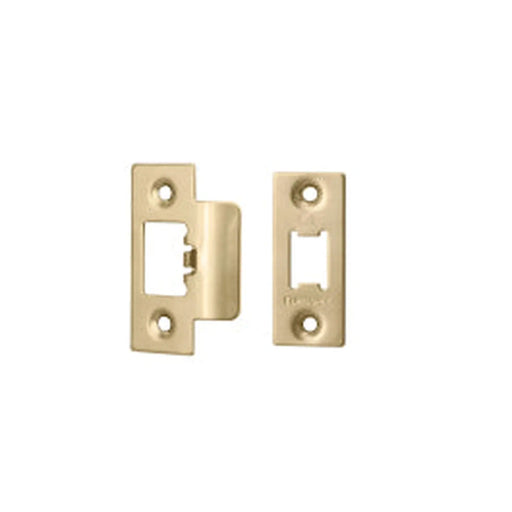 Forend Strike & Fixings - Tls - Square - Stainless Brass