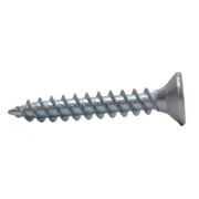 1" x 7 ZP Cross Recessed Hardened Twin Thread Woodscrews with Countersunk Head  (200)