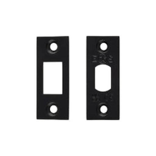 Forend Strike & Fixings - Tld - Square - Matt Black
