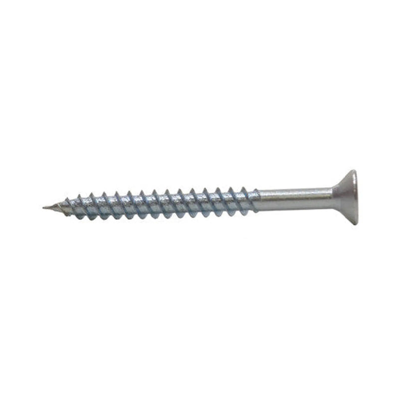 2" x 8 ZP Cross Recessed Hardened Twin Thread Woodscrews with Countersunk Head  (200)