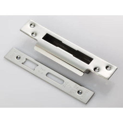 Forend Strike & Fixing Pack - Lsb - Square - Bright Stainless Steel
