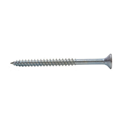 3" x 12 ZP Cross Recessed Hardened Twin Thread Woodscrews with Countersunk Head  (100)