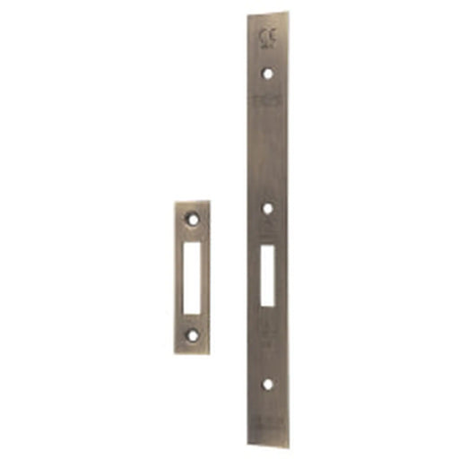Forend Strike & Fixings - Dls0060Ep - Square - Antique Brass