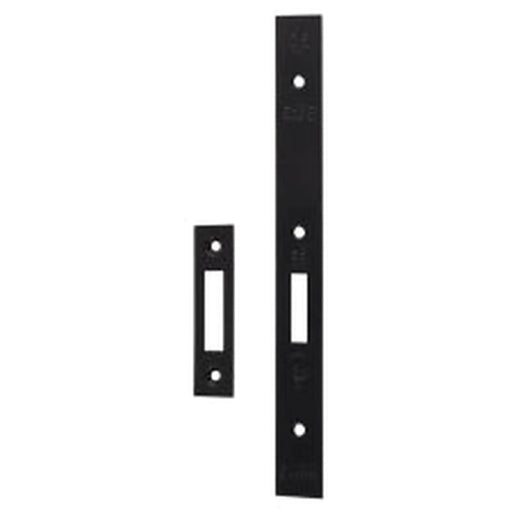 Forend Strike & Fixings - Dls0060Ep - Square - Matt Black