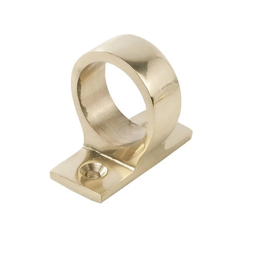 Solid Brass Sash Ring Face Fix, Polished Brass, 45mm - Pack of 10