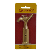 Solid Brass Sash Pole Hook, Polished Brass, 125mm - Pack of 5