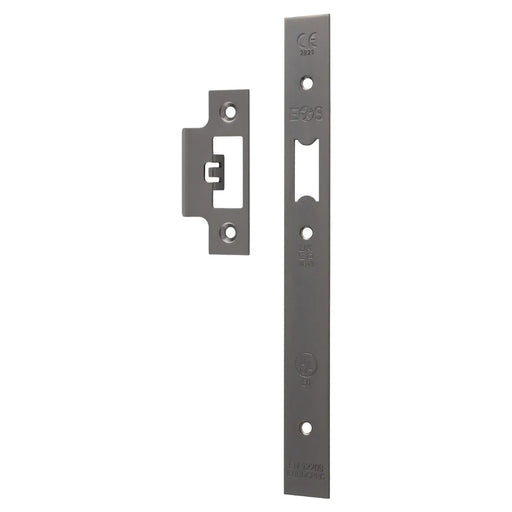 Forend Strike & Fixings - Dls0060L - Radius - Matt Bronze
