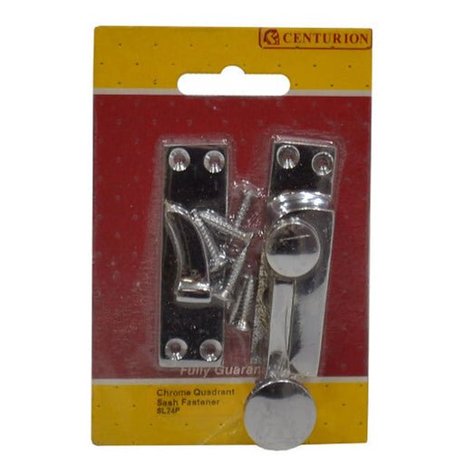 Chrome Quadrant Sash Fastener, Polished Chrome, 60mm SL24P - Pack of 5