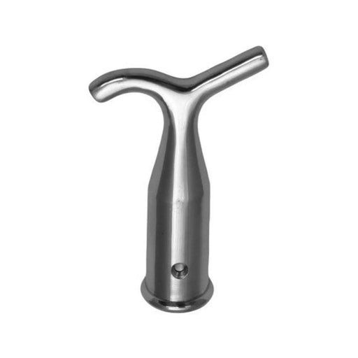 Solid Brass Sash Pole Hook, Chrome Plated, 125mm - Min Order 2
