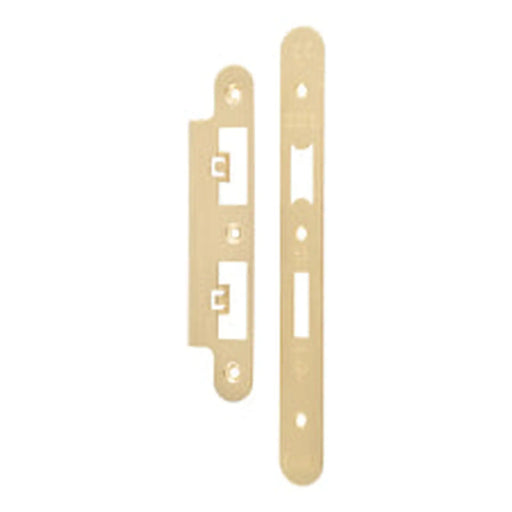 Forend Strike & Fixings - Dls7260Ep/Dls7860Wc - Radius - Satin Brass