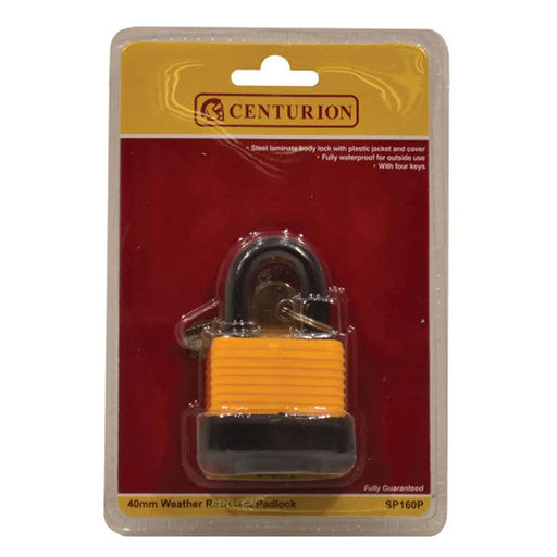 Weather Resistant Padlock, 40mm - Pack of 12