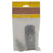 Heavy Duty Safety Hasp and Staple, Black, 250mm - Pack of 3