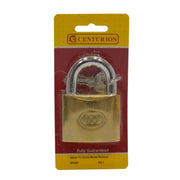 Brass  'Tri-Circle' Padlocks, 63mm - Pack of 5