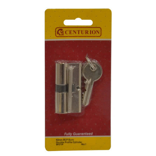 Euro Profile Cylinders, Nickel Plated, 60mm - Pack of 3