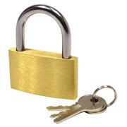 Brass Padlocks, 50mm - Pack of 10