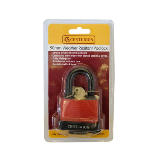 Weather Resistant Padlock, 50mm - Pack of 12