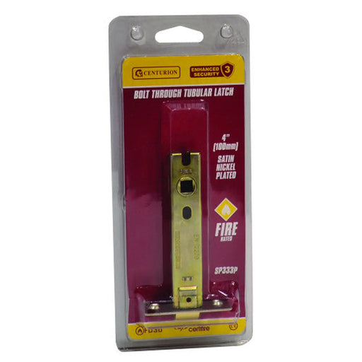 100mm SNP Bolt Through Tubular Latch CE Fire Rated - Pack of 5
