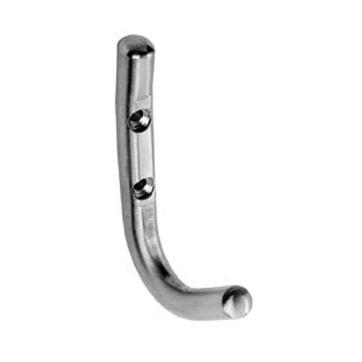 Coat Hook - 93 X 10Mm - Face Fix - Bright Stainless Steel