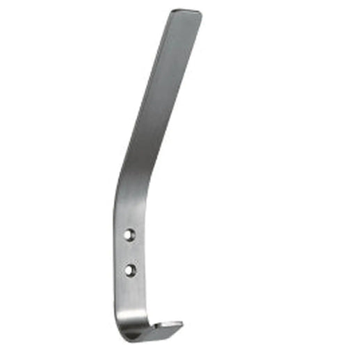 Hat & Coat Hook - 178 X 20Mm - Face Fix - Satin Stainless Steel