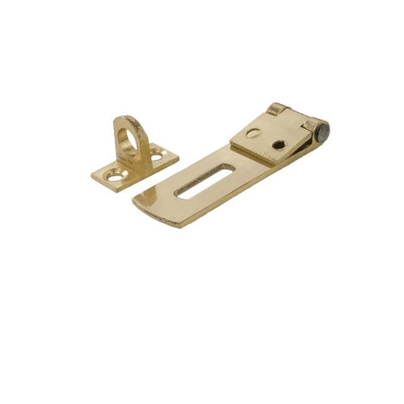 50mm (2") Brass Hasp & Staple - Pack of 10