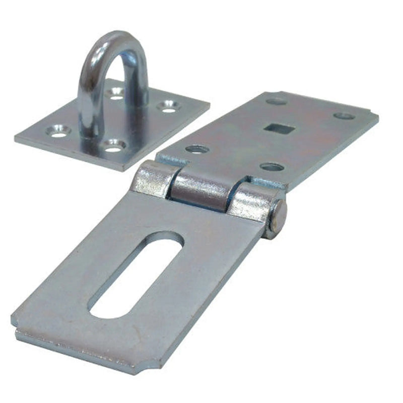 250mm (10") Galv Heavy Safety Hasp & Staple - Pack of 3