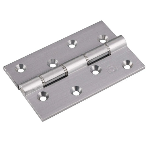 100 X 67 X 4Mm Double Stainless Steel Washered Butt Hinge (Pair) - Satin Chrome 102x67x4mm