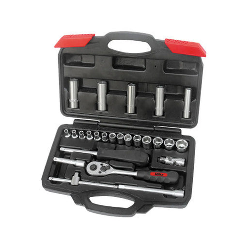Hilka Dr Socket Set, 25pc, 1/2"