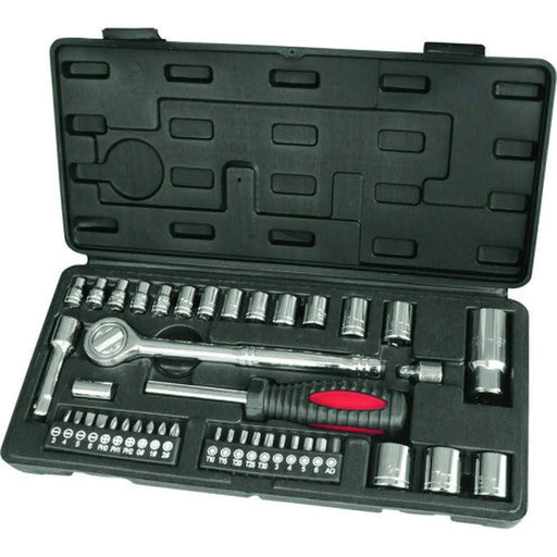 Hilka Drive Socket Set Metric, 43pc, 3/8" and 1/4"