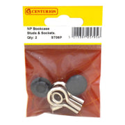 NP Bookcase Studs & Sockets  (Pack of 2) - Pack of 5
