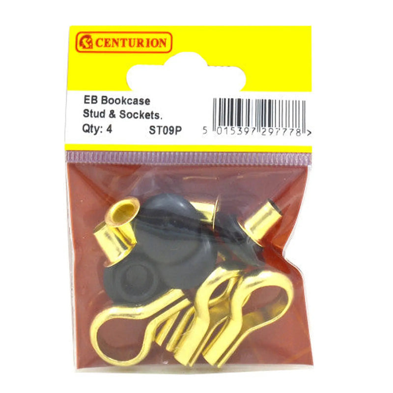 EB Bookcase Studs & Sockets (Pack of 4) - Pack of 5