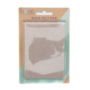 150 x 110mm Self Adhesive Rigid Felt Guard - Pack of 12