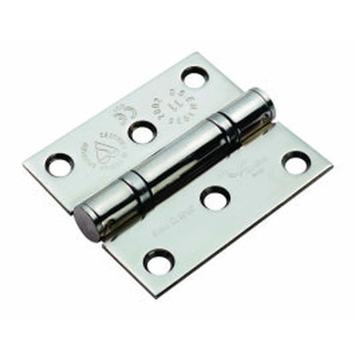 76 X 67 X 2.5Mm Ball Bearing Hinge Grade 11 C/W Screws (Pair) - Bright Stainless Steel