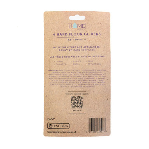 Hard Floor 89mm  Felt Glider - 4 Pack - Min Order 6