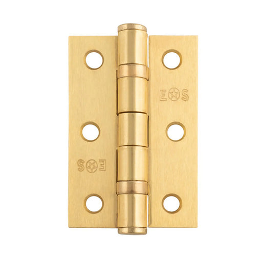 76 X 51 X 2Mm Ball Bearing Butt Hinge - Satin Brass