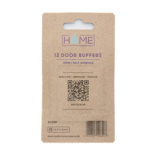 Self Adhesive Door Buffers (12 PK) - 10mm Diameter - Pack of 5