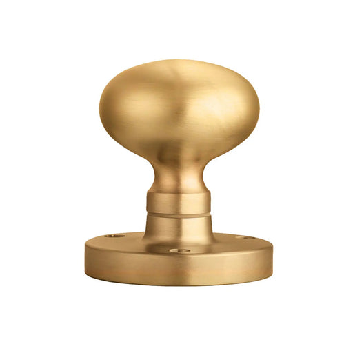 Victorian - Mortice Knob Mushroom Osa (Satin Brass) - Satin Brass