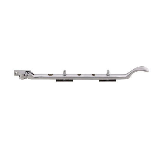 300Mm Victorian Casement Stay - Satin Chrome 300mm