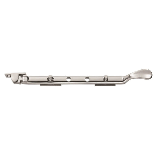 205Mm Victorian Casement Stay - Polished Chrome 210mm
