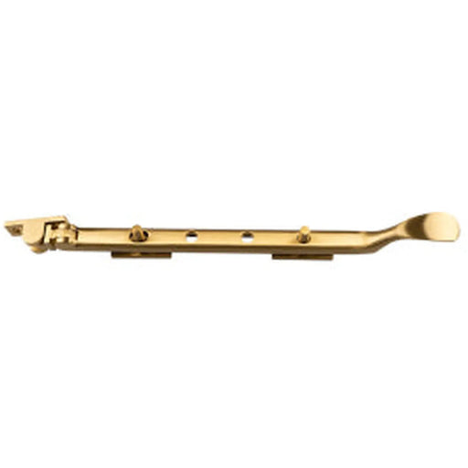 264Mm Victorian Casement Stay - Satin Brass