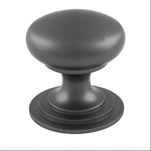 Victorian Cupboard Knob (One Piece) 32Mm - Anthracite