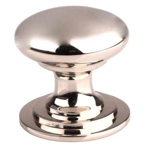 Victorian Cupboard Knob (One Piece) 42Mm - Polished Nickel 42 ( 42 )