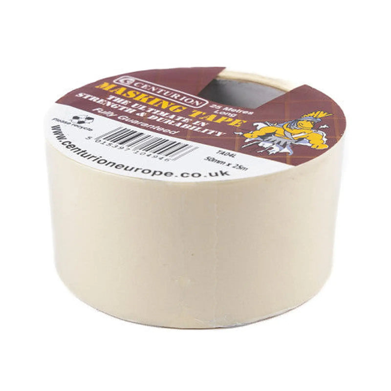 Masking Tape 50mm x 25m Roll - Pack of 6