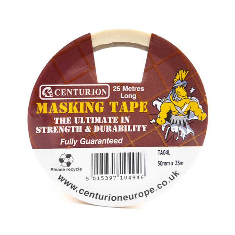 Masking Tape 50mm x 25m Roll - Pack of 6