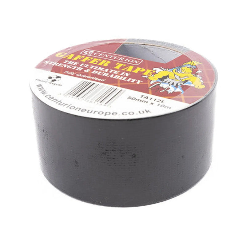 Black Gaffer Tape 50mm x 10m Roll - Pack of 6