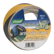 Black/Yellow Anti Slip Tape, 50mm x 5m - Pack of 6