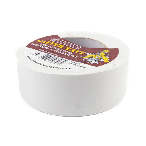 White Gaffer Tape 50mm x 50m Roll - Pack of 6