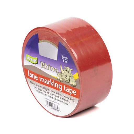 Lane Marking Tape - Red - 50mm x 33m - Min Order 2