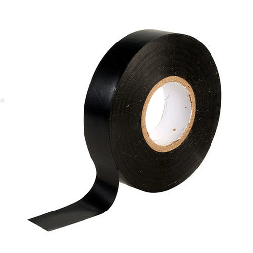 19mm x 33m Black PVC Tape - Pack of 6