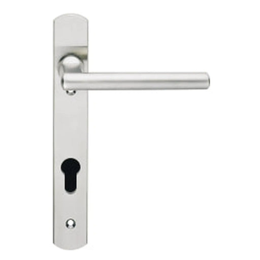 Designer Narrowplate Lever On 32 X 220 Plate - 92Mm C/C - Satin Stainless Steel